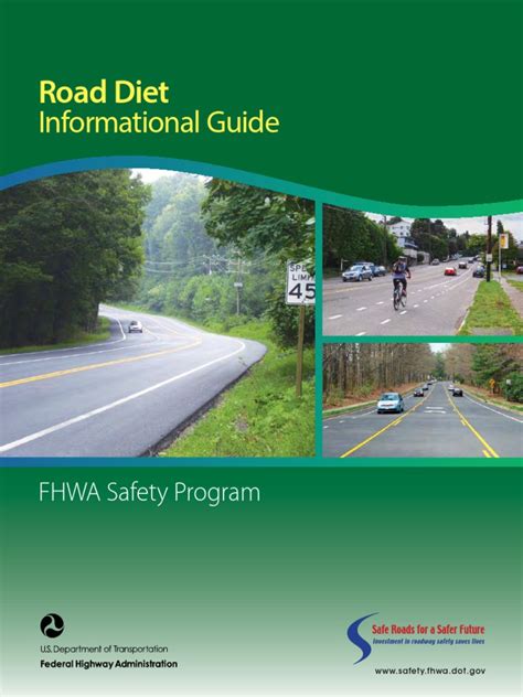 Fhwa Road Diet Informational Guide Pdf Traffic Cycling Infrastructure