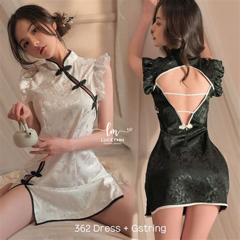 Jual Luckymm Sexy Lingerie Cheongsam Wanita Dress Wanita Kostume