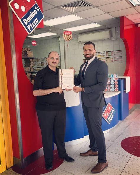 Dominos Pizza Awarded HACCP Food Safety Certificate H A