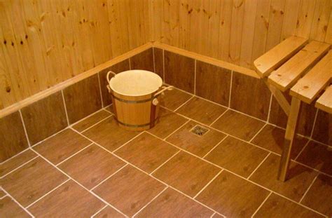 Пол из кафельной плитки в бане - Banya-Expert.com - портал о ...
