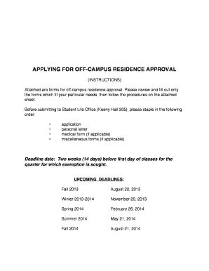 Fillable Online Latech La Tech On Campus Exemption Form Fax Email Print