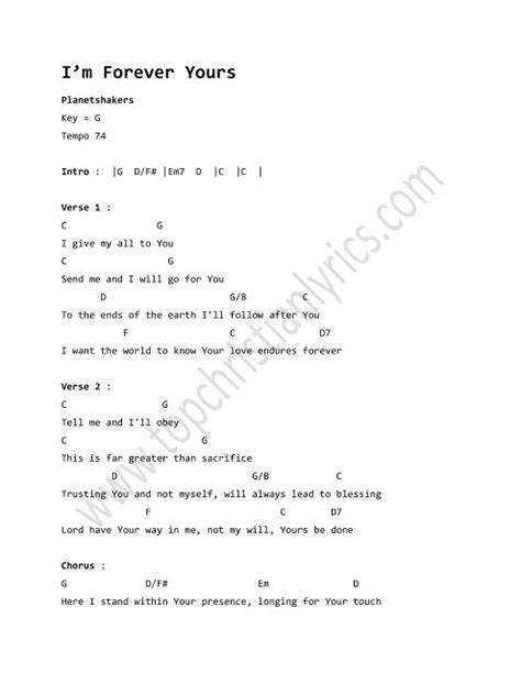 You Say I Am Yours Lyrics