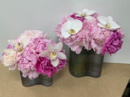 Peonies & Orchids Double Shavout Bouquet in Teaneck, NJ - Teaneck ...