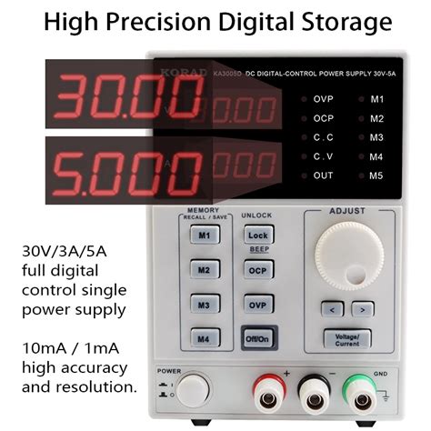 KORAD PROGRAMMABLE DC POWER SUPPLY KA3005D 30V 5A KORAD KA3005D