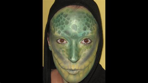 Halloween Makeup Reptile Youtube