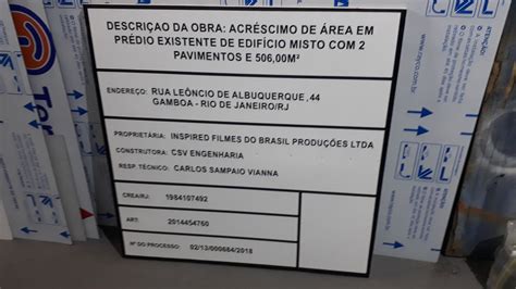 Placas De Obra