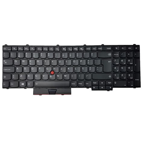 Teclado Lenovo Thinkpad P P Retro Iluminado Preto Mediatronik