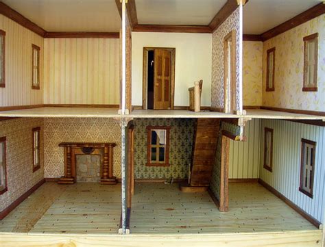 Interior Victorian Doll House By Poppies Woodshop Designs Flickr