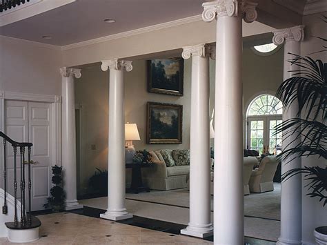 Smooth Scamozzi Columns In Living Room And Foyer Chadsworth Incorporated