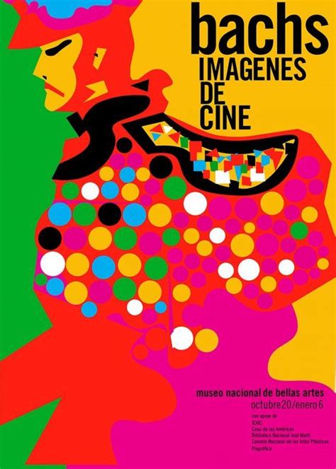 Poster art for Imagenes de Cine Cuba 2007 by Eduardo Muñoz Bachs