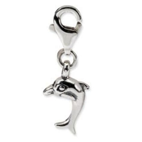 Sterling Silver Dolphin Charm Qrs562 Silver City Sarasota