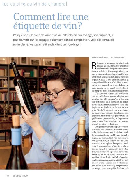 Comment Lire Une Tiquette De Vin