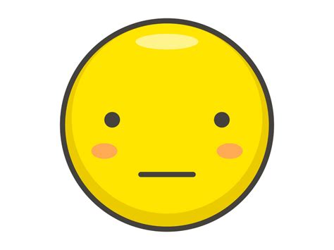 Neutral Face Emoji Png Transparent Emoji