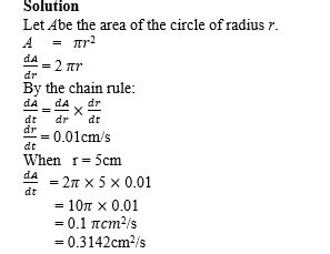 APPLICATION OF DIFFERENTIATION RATE OF CHANGE EQUATION OF MOTION