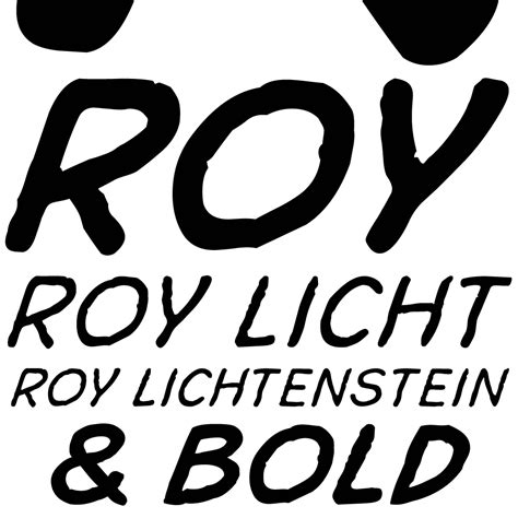 Roy Lichtenstein K Type