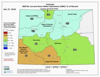 Snotel Colorado Snowpack Map | secretmuseum