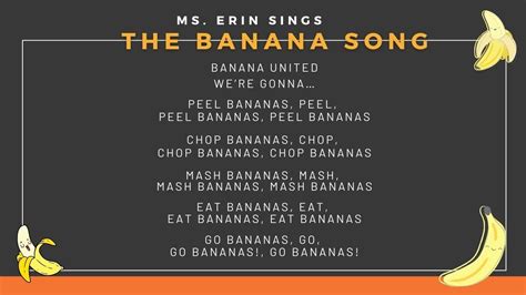 Banana Song Lyrics