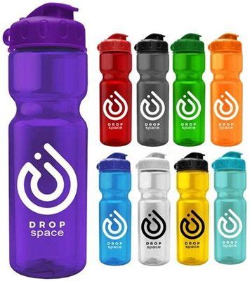 Oasis Drink Bottles features a flip top lid.