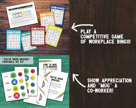 Workplace Games & Activities Printables Bundle Work Culture | Etsy