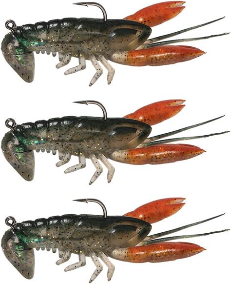 Soft Plastics Baits Lures Flies Pack Soft Plastic Crawfish