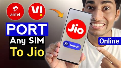 Port To Jio Sim Online How To Port Any Sim To Jio Youtube