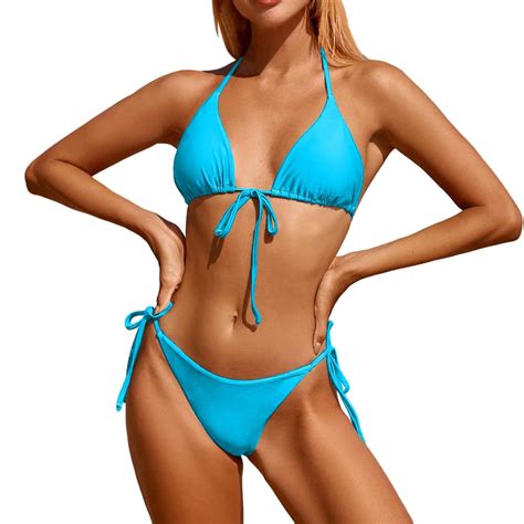 FVWITLYH Women S Bikini Sets Women Sexy Brazilian Bikini 2 Piece