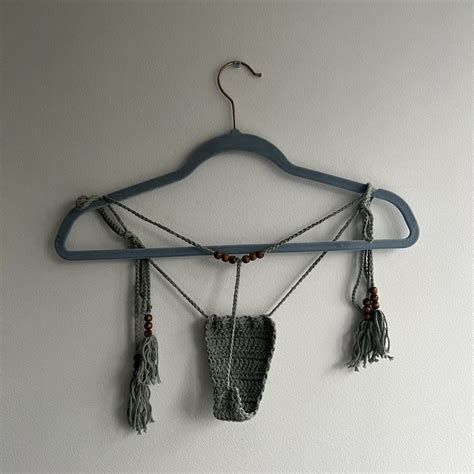Sage Bikini In Nano Handmade Crochet Bikini Depop