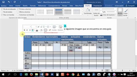 Crear Una Tabla En Word Y Aplicar Estilo Youtube