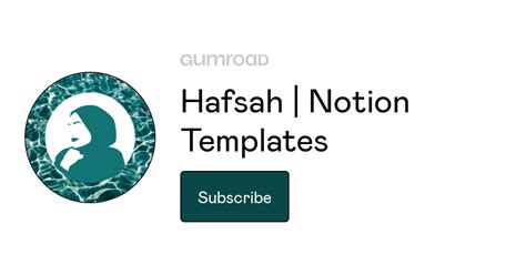 Hafsah Notion Templates