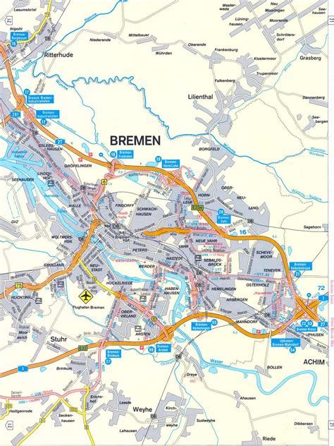 Bremen Germany Map