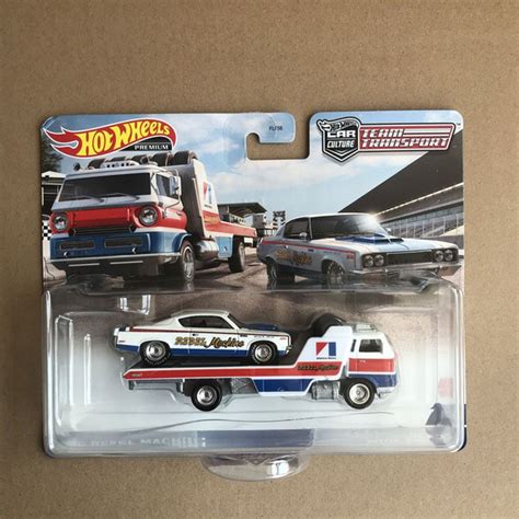 Машинка Hot wheels AlloyCar culture Gulf Oil AMC Lancia Transport Fleet iron sole rubber tire