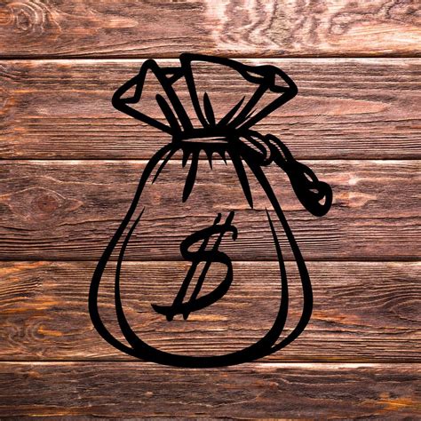 Money Bag Bundle Svg Clipart Cricut Marked Money Bag Etsy