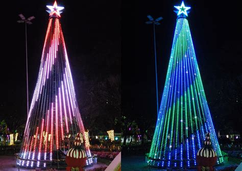 Iluminação Interativa ÁRVORE DE NATAL PIXEL 10 METROS