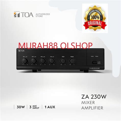 Jual TOA ZA 230W MIXER AMPLI TOA ZA 230 POWER 30WATT Amplifier TOA