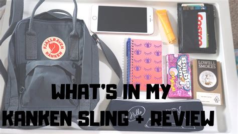 What S In My Kanken Sling Review Youtube