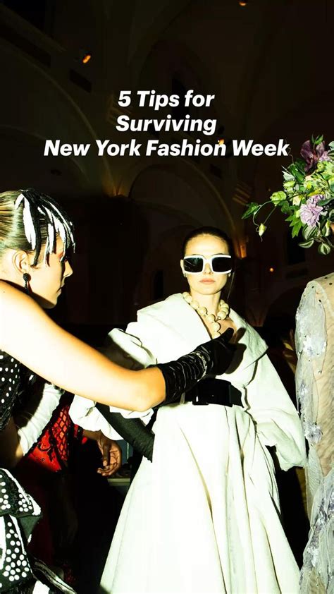 5 Tips for New York Fashion Week | Modeling tips, New york fashion week ...