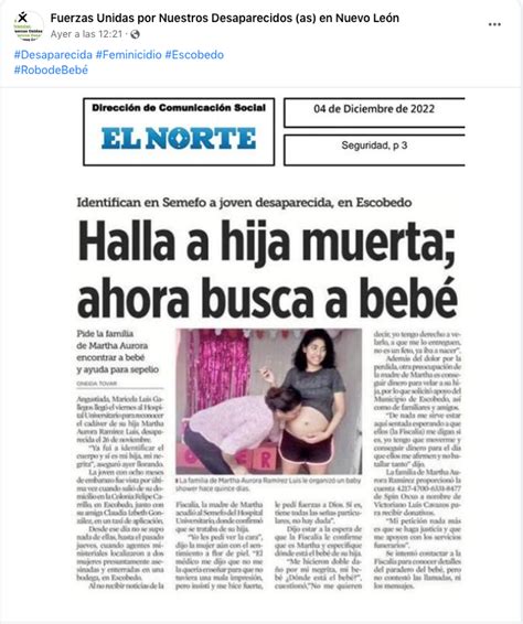 Reporte Mx Noticias on Twitter Martha Aurora de 19 años desapareció