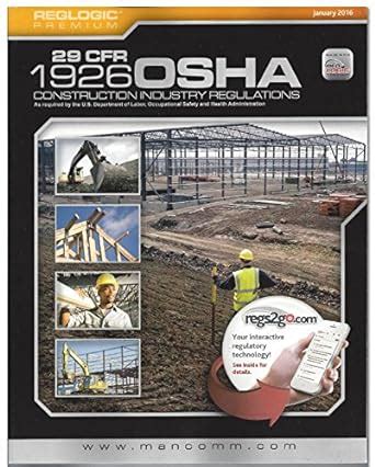 Cfr Osha Construction Industry Regulations Mancomm Inc