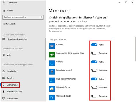 Windows Autoriser Des Applications Acc Der Au Microphone Le