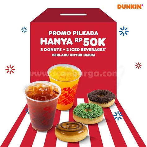 Dunkin Donuts Promo Pilkada 3 Donuts And 2 Minuman Hanya Rp 50000 Scanharga