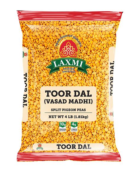 Buy Laxmi Toor Dal Traditional Indian Split Yellow Peas Lb Bag