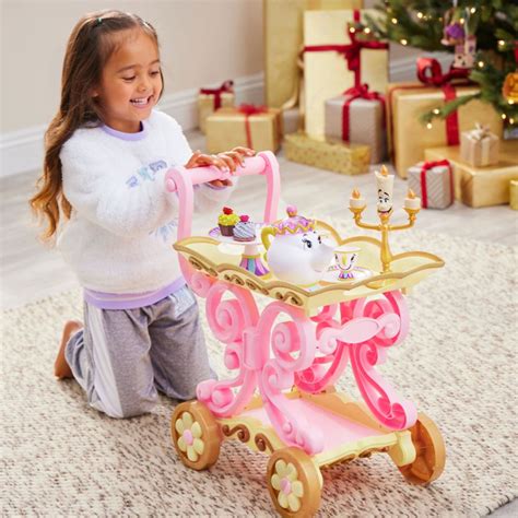 Beauty And The Beast Be Our Guest Singing Tea Cart Play Set Buy