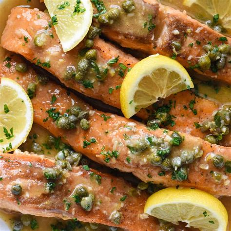 Salmon Piccata Foxes Love Lemons