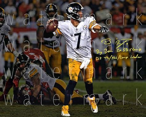 Ben Roethlisberger Signed 8x10 Photo Autograph Etsy