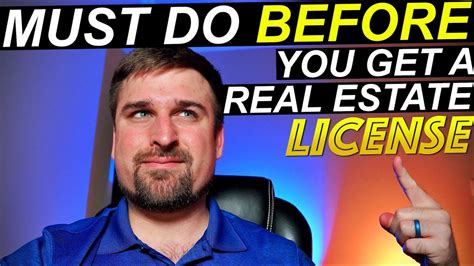 Things To Do Before You Get Your Real Estate License Youtube