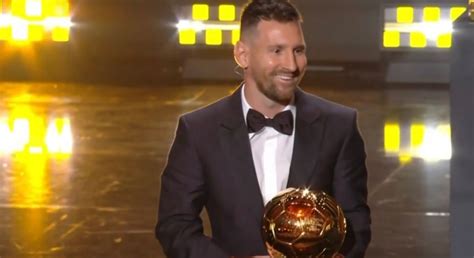 Lionel Messi Ganó Su Octavo Balón De Oro