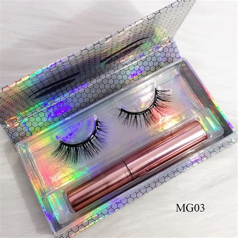 Luxury Magnetic Eyelashes 3d Mink Lashes Packaging Box Magnetic False