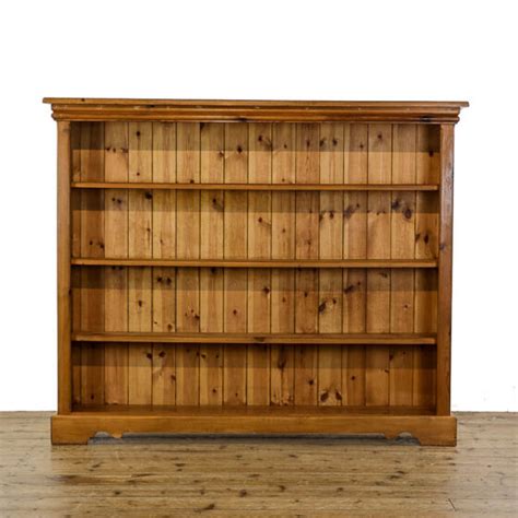 Large Vintage Pine Bookcase M Penderyn Antiques