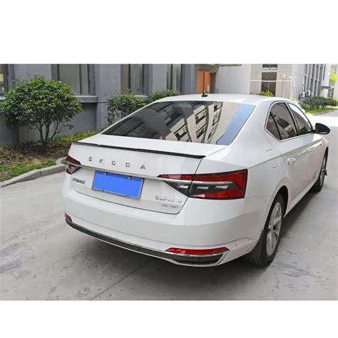 Abs Material Auto Parts Glossy Black Car Rear Spoiler For 2020 Skoda Octavia Spoiler Buy