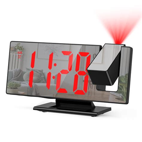 Buy OQIMAX Projection Alarm Clock 7 8 Inch Display Digital Clock With